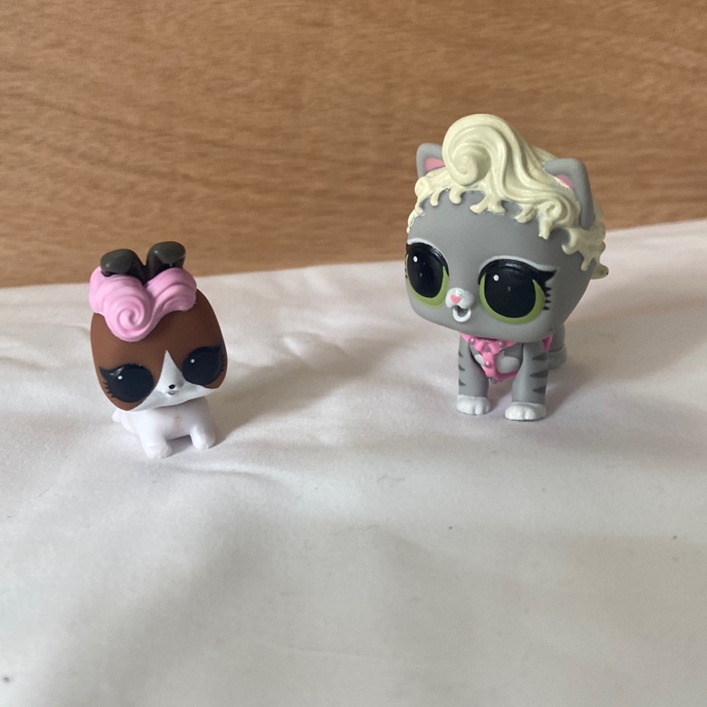 LOL Surprise Doll Pets Striped Cat Puppy Set of Two